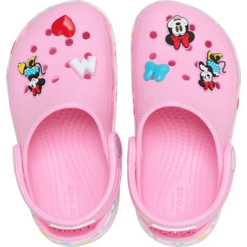 CROCS Toddlers' Mickey & Friends Minnie Classic Clog